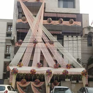 Chunni and Umbrella decoration