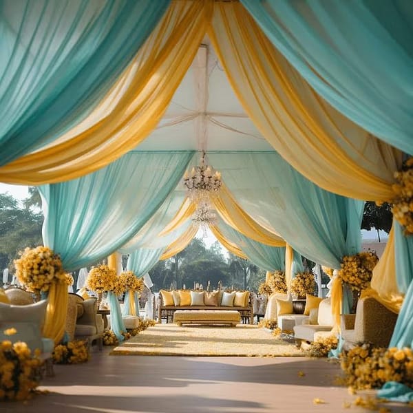 memorable tent house decoration